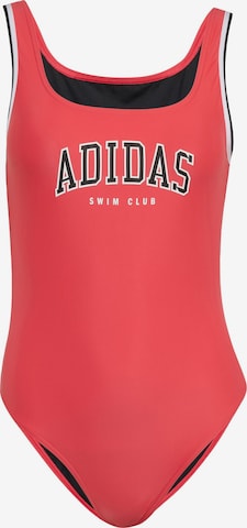 ADIDAS SPORTSWEAR Bustier Sportbadeanzug in Rot: Vorderseite