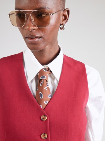 King Louie Gilet 'Bianca Marple' in Rood