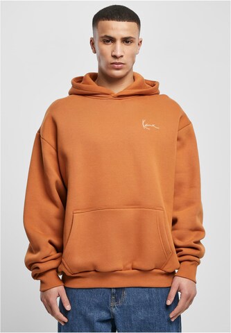 Sweat-shirt Karl Kani en marron : devant