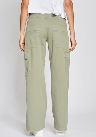 Bootcut Pantalon cargo '94NOÉMI' Gang en vert