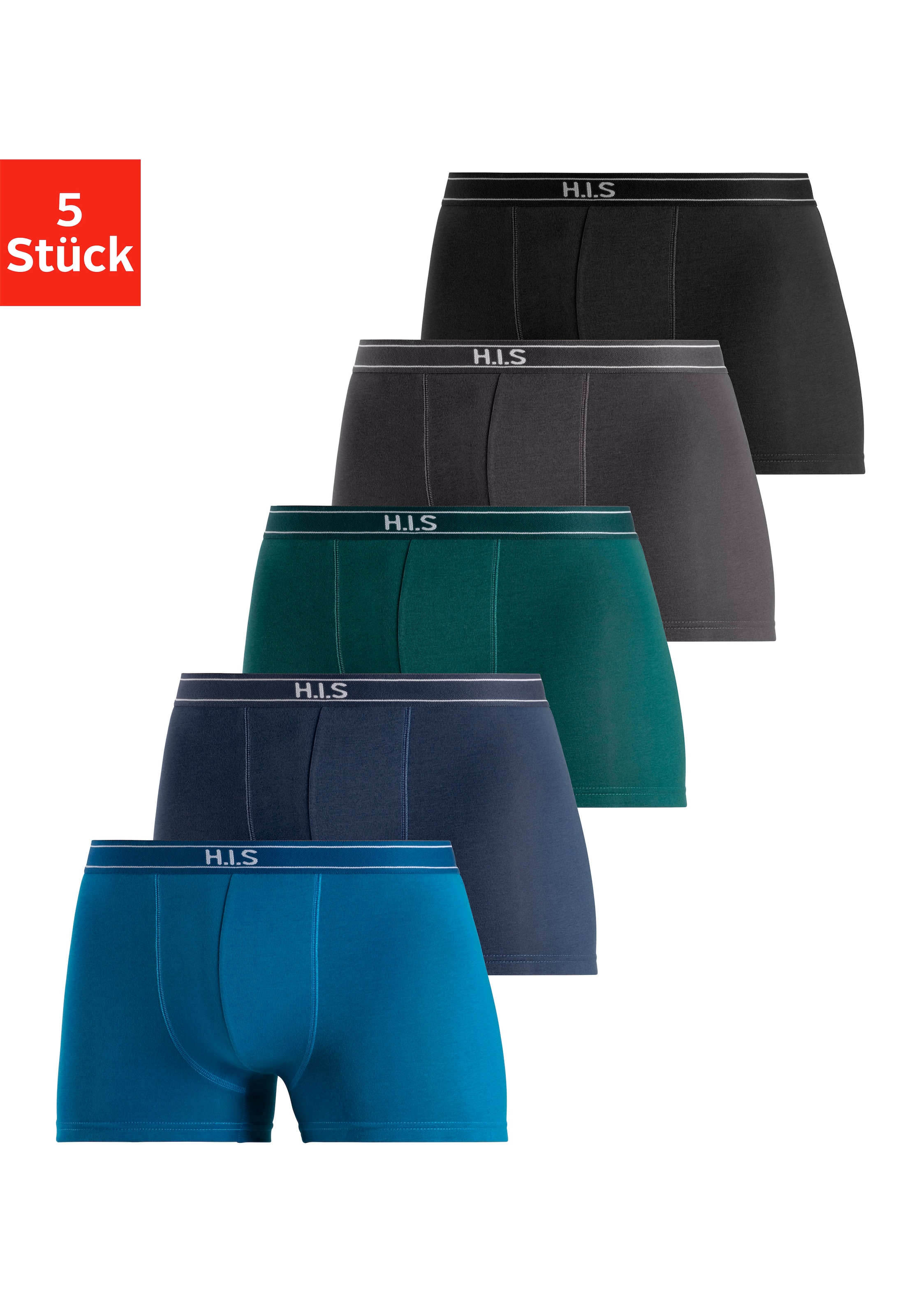 Boxers H.I.S en mélange de couleurs