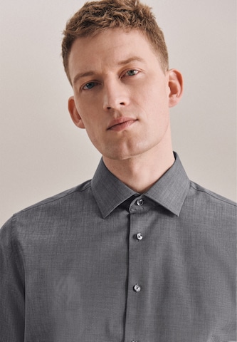 SEIDENSTICKER Regular fit Business Shirt in Grey