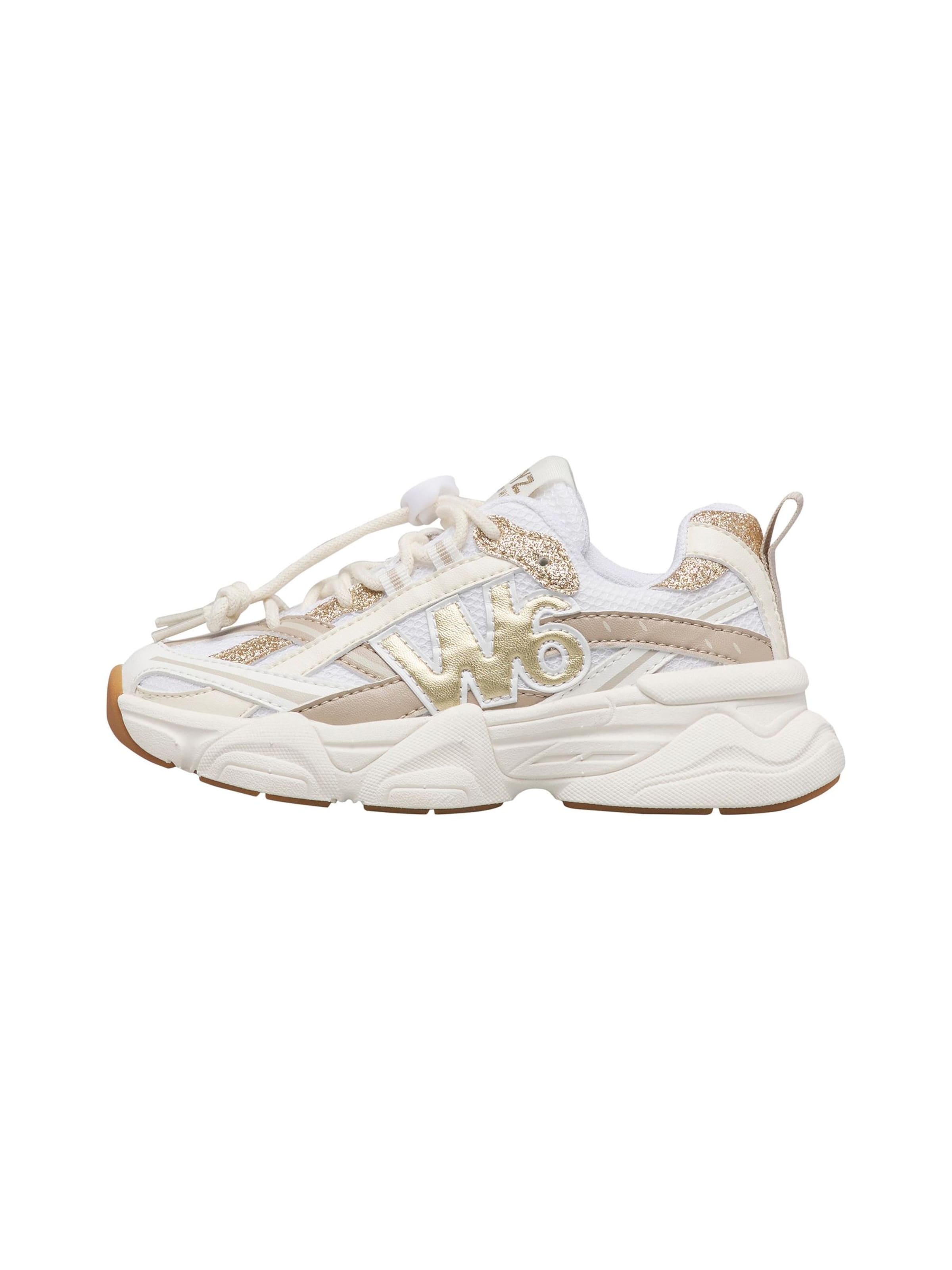 W6YZ Trainers 'LUCKY' in White: front