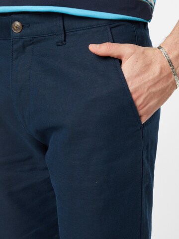 ESPRIT Normální Chino kalhoty – modrá