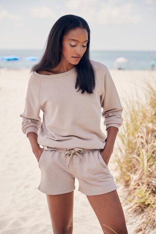 LASCANA Sweatshirt in Grey: front