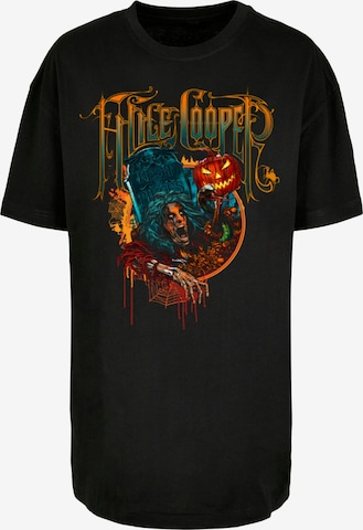 Merchcode Shirt 'Alice Cooper - No One Gets Out Alive' in Black: front