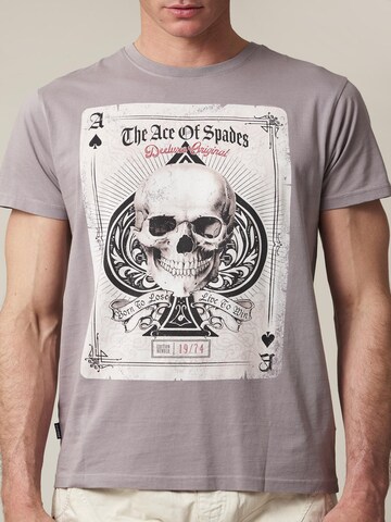 T-Shirt 'Ace' Deeluxe en gris
