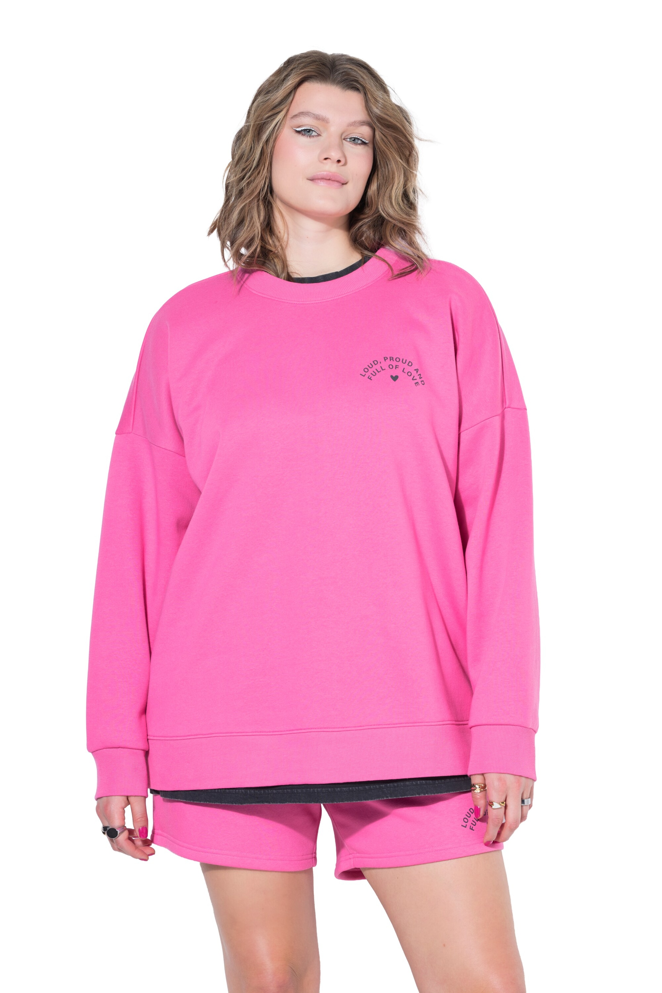 Studio Untold Sweatshirt in Pink: Vorderseite