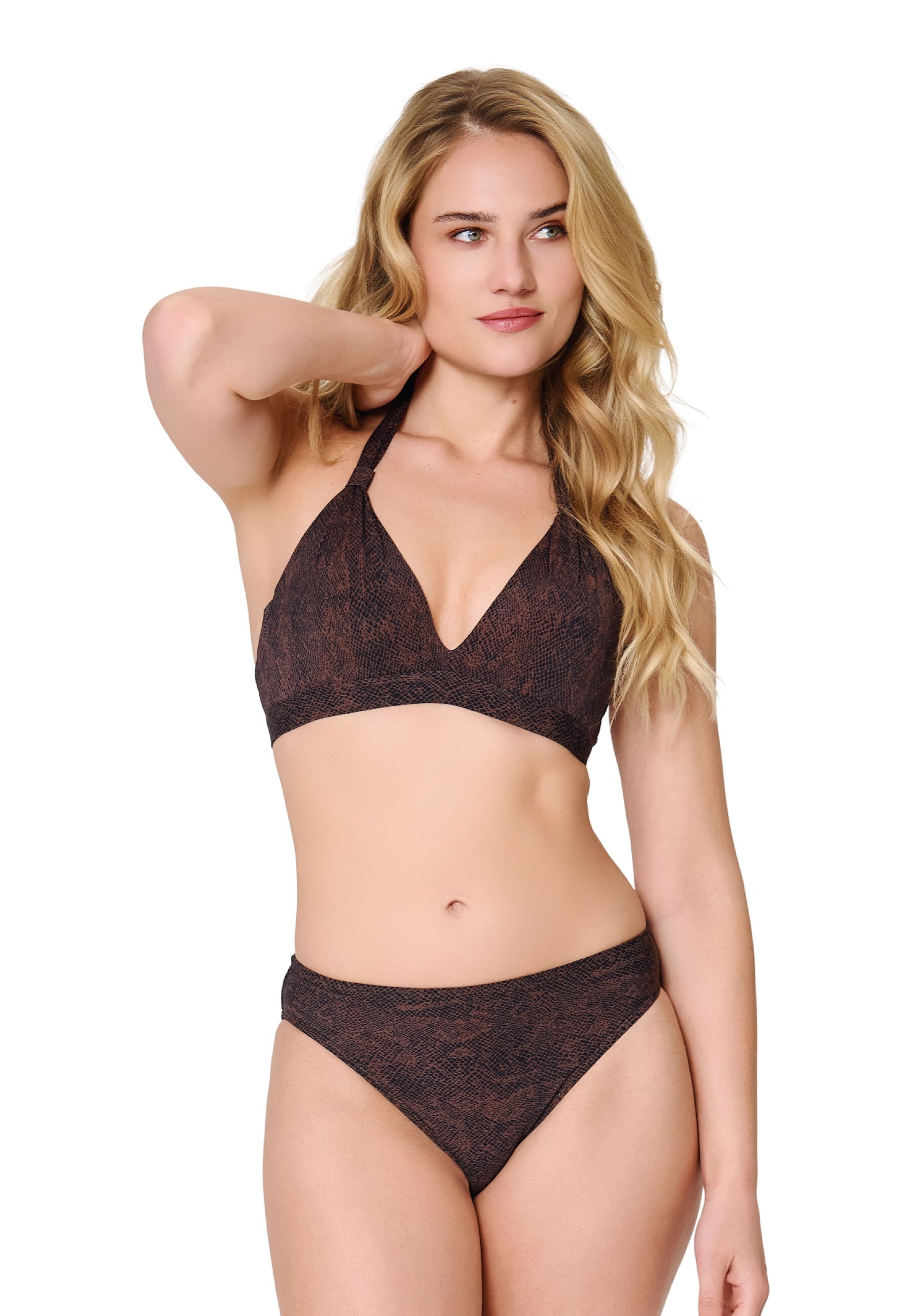 LingaDore - Triángulo Bikini en marrón: frente