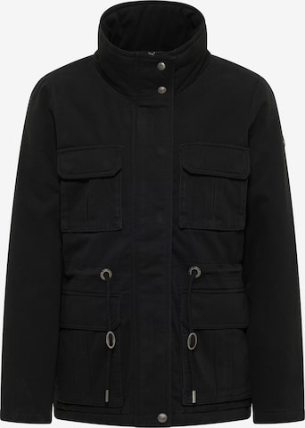 DreiMaster VintageZimska jakna - crna boja: prednji dio