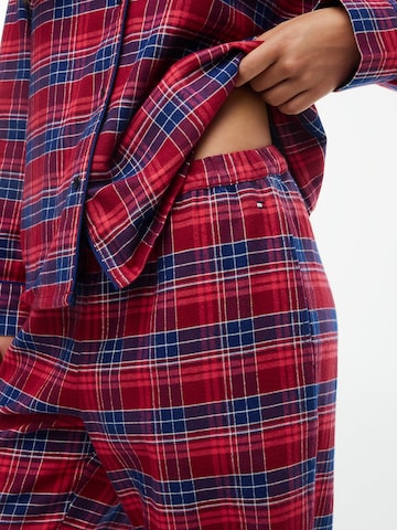 Pyjama 'Essential' TOMMY HILFIGER en rouge
