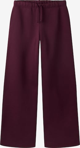 LMTD Wide leg Pants in Red: front
