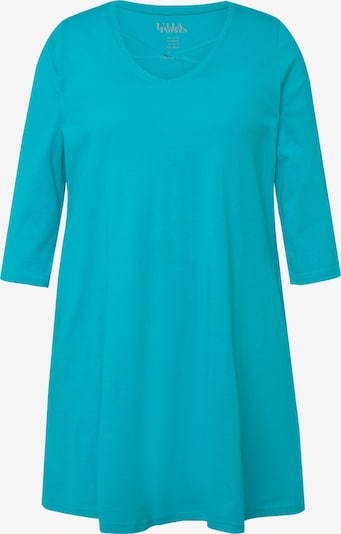 Ulla Popken T-shirt en turquoise, Vue avec produit
