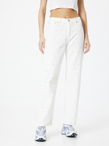 rag & bone Regular Jeans in White: front