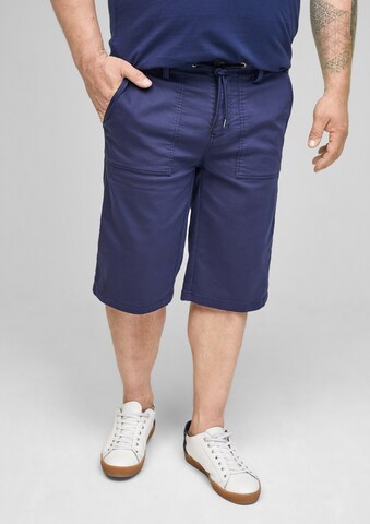 s.Oliver Men Big Sizes רגיל מכנסיים בכחול: מלפנים