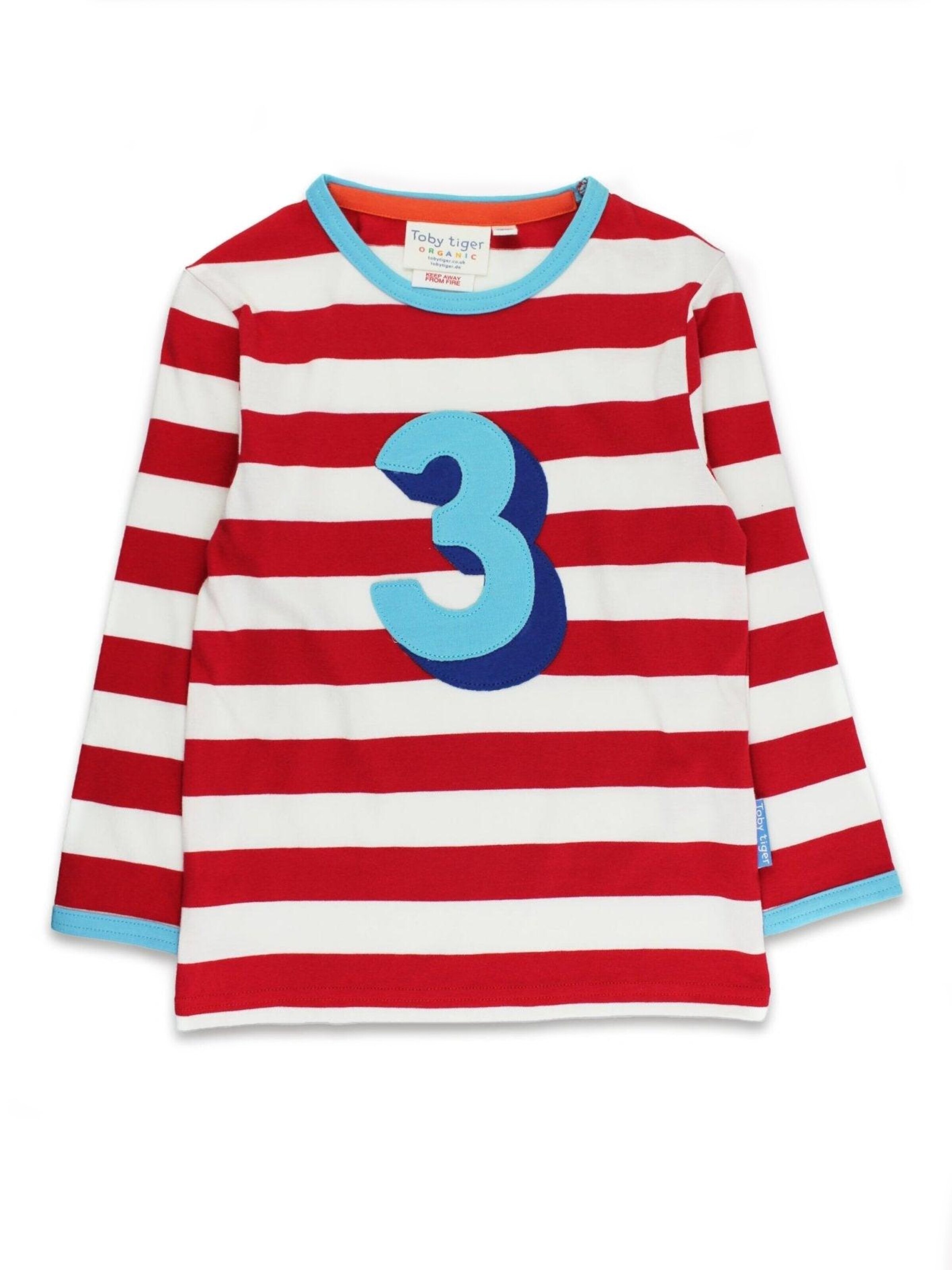 Toby Tiger Shirt in Red: front