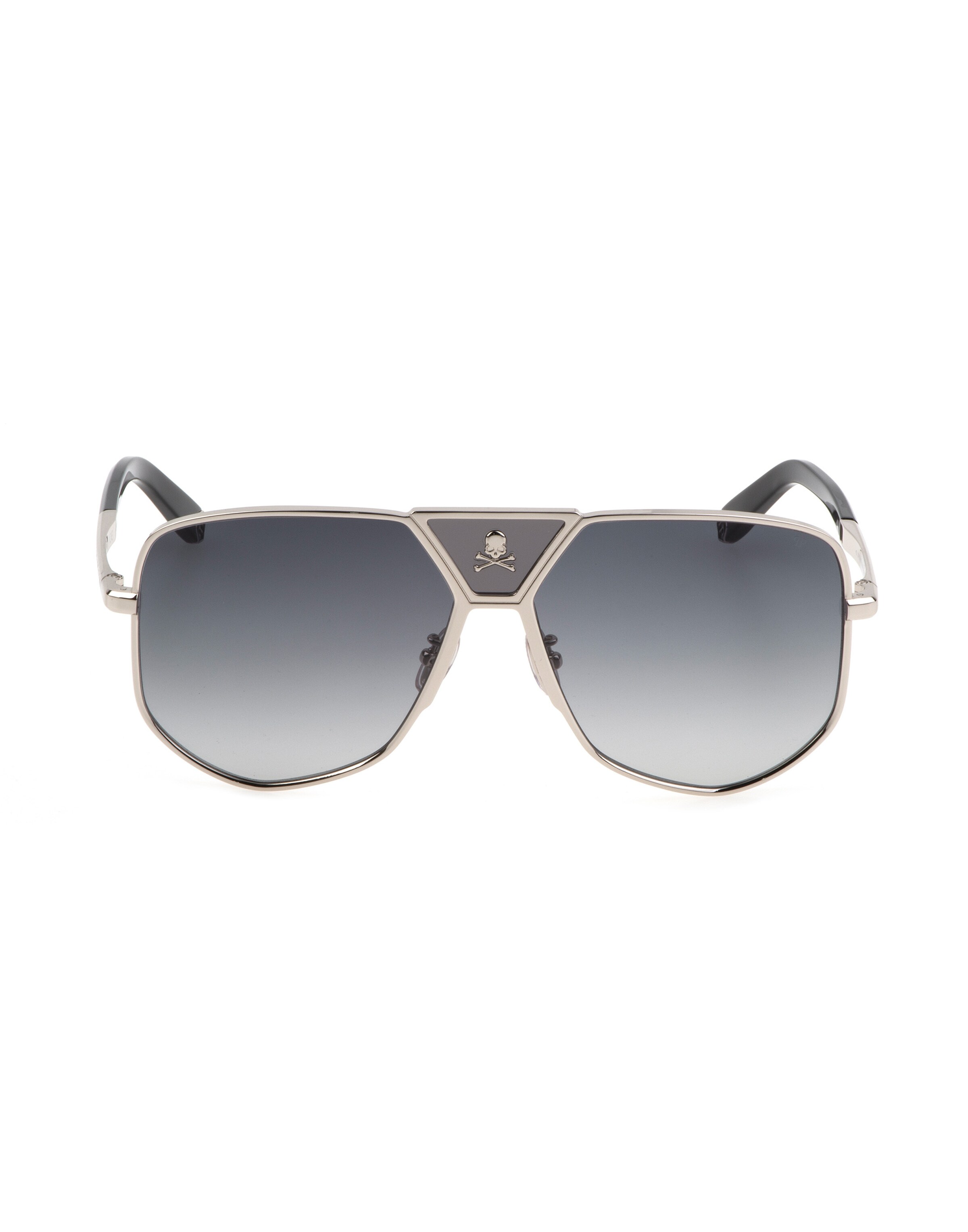 Philipp Plein Sonnenbrille 'Skull' in Silber