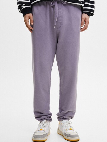 Pull&Bear Tapered Hose in Lila