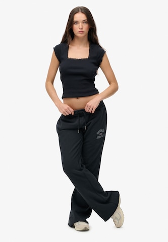 Superdry Regular Broek in Blauw