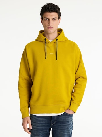 Sweat-shirt 'Connect Hood' CHASIN' en jaune : devant