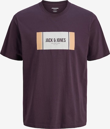 T-Shirt 'JJHayato' JACK & JONES en violet : devant