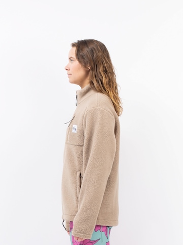 Eivy Athletic fleece jacket in Beige