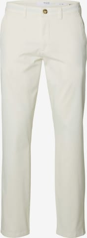 Pantaloni '16087663' di SELECTED in bianco: frontale