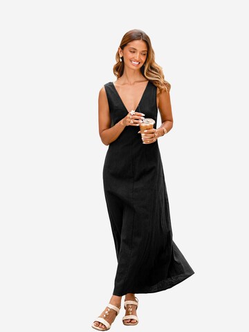 Cupshe Summer Dress in Black: front