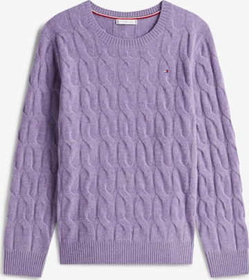 Pull-over Tommy Hilfiger Curve en violet : devant