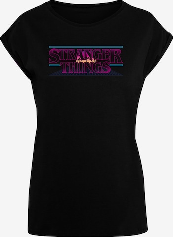 ABSOLUTE CULT T-Shirt 'Stranger Things' in Schwarz: Vorderseite