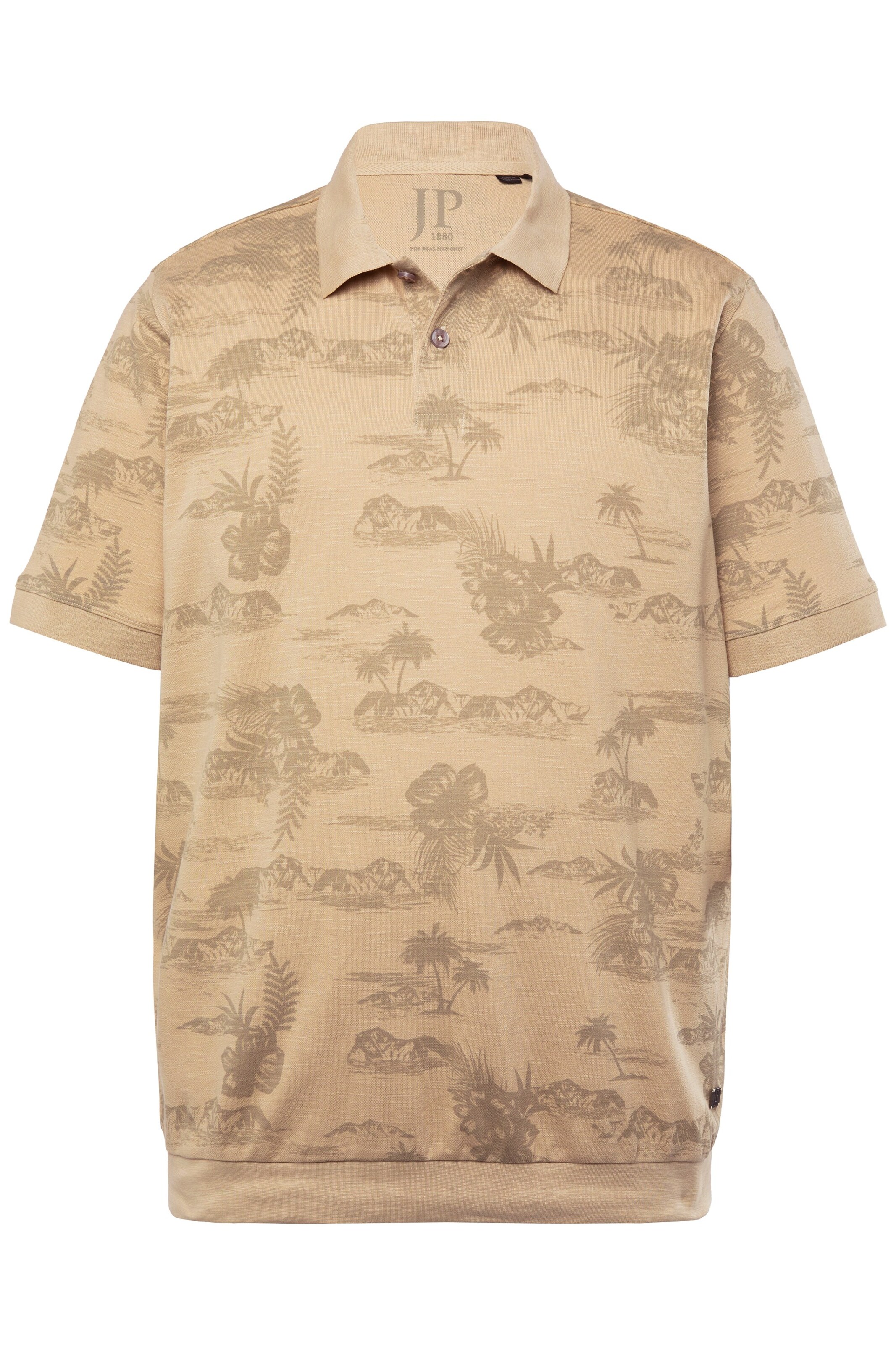 T-Shirt JP1880 en marron : devant