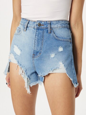 Misspap Regular Shorts in Blau