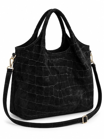 COLLEZIONE ALESSANDRO Handtasche 'Lucca' in Schwarz: Vorderseite