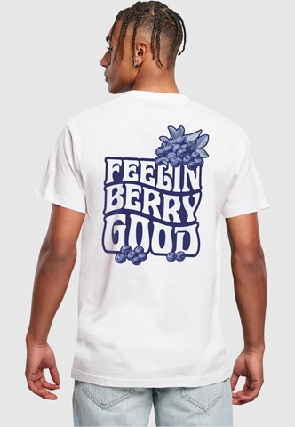 Mister Tee Tričko ' Berry Good Tee ' – bílá