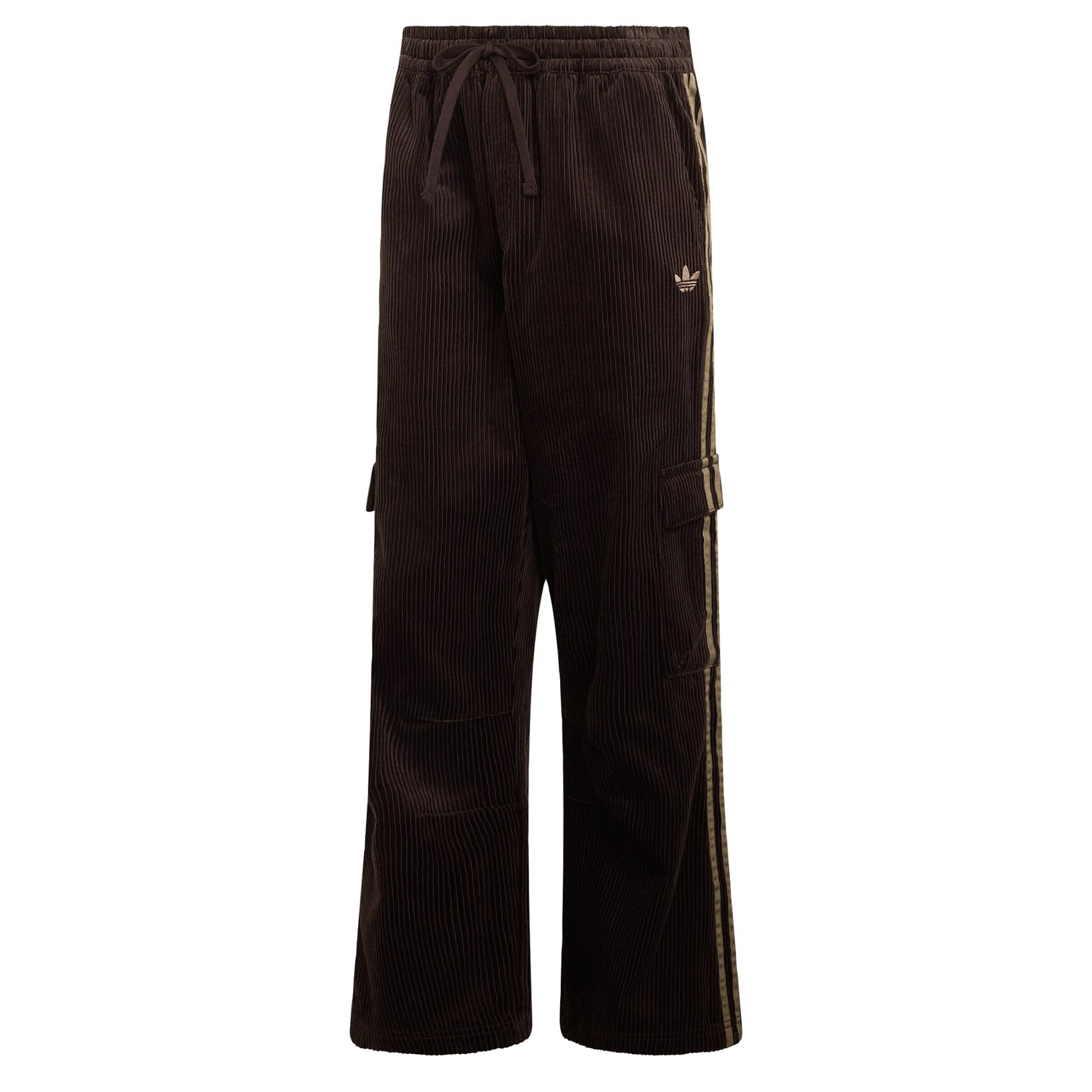 ADIDAS ORIGINALS - Loosefit Calças cargo 'Adicolor' em castanho: frente