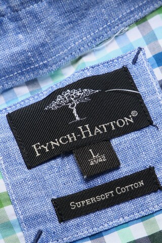 FYNCH-HATTON Button Up Shirt in L in Green