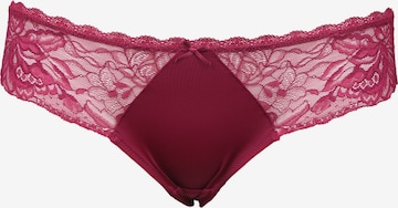 SugarShape Thong 'Suki' in Red: front