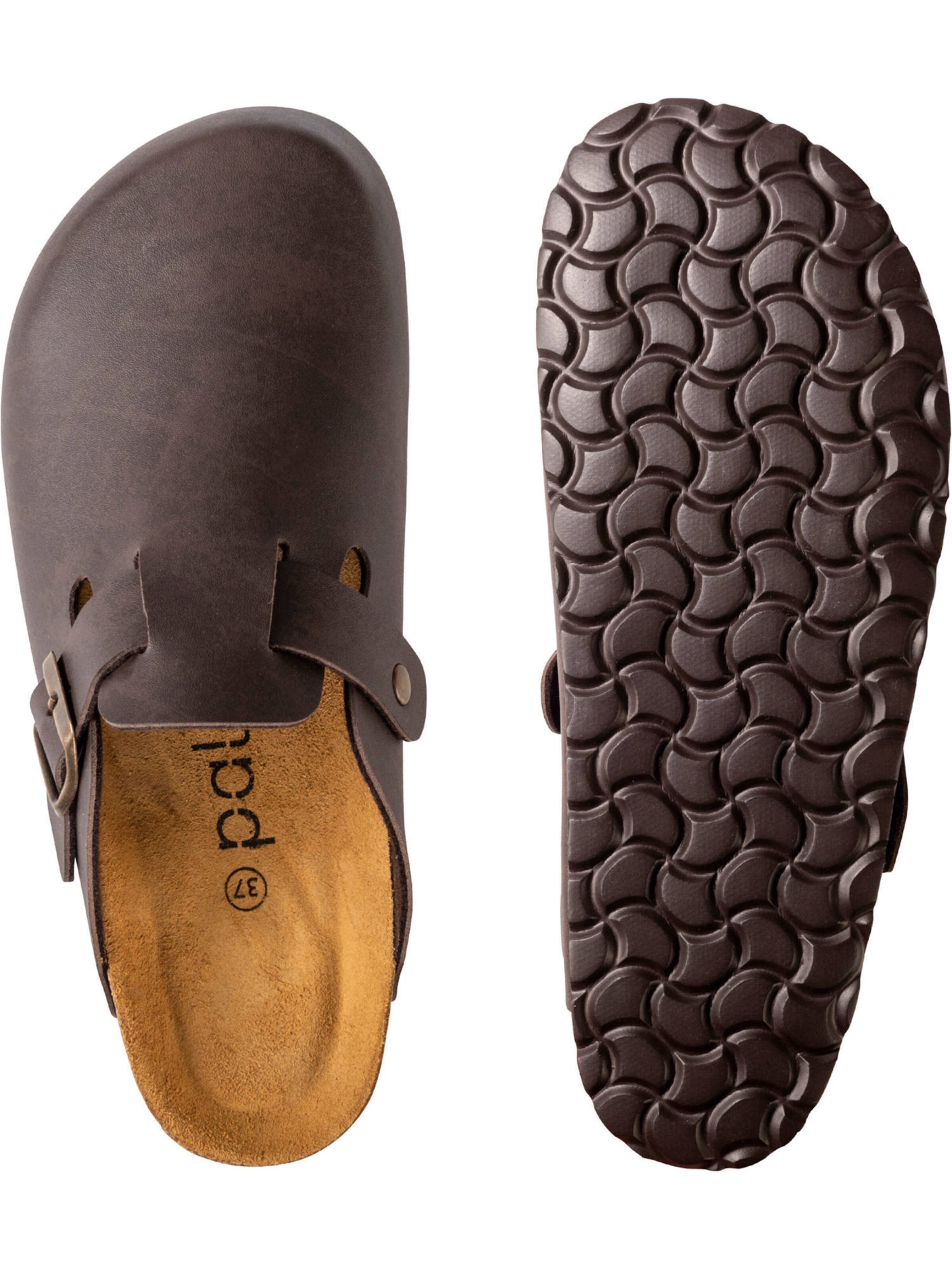 Palado Pantolette 'Kiel' in Braun