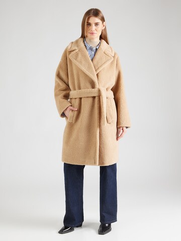Weekend Max Mara - Abrigo de entretiempo en beige: frente