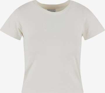 balta Karl Kani Marškinėliai: priekis