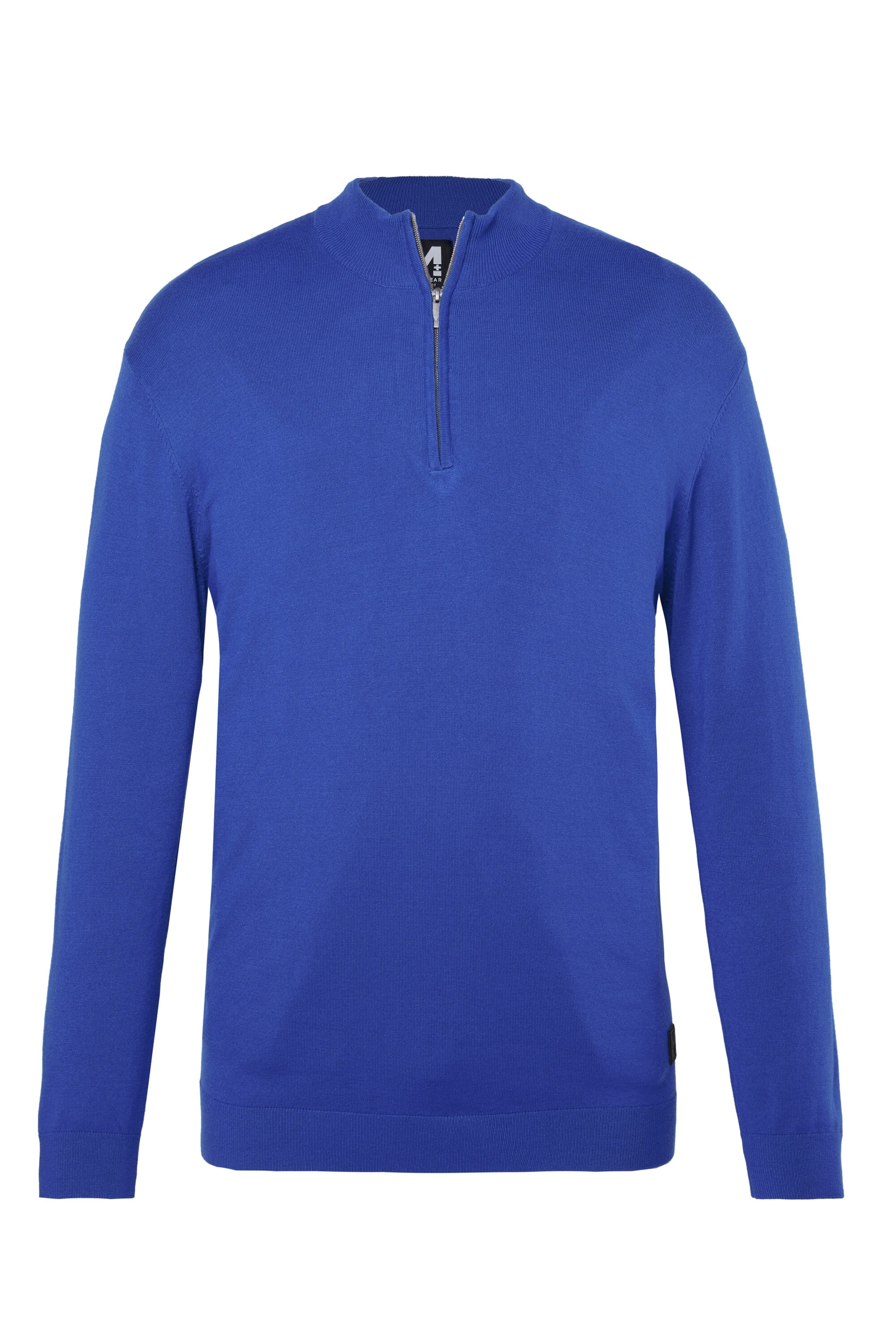 Men Plus Trui in Blauw: voorkant