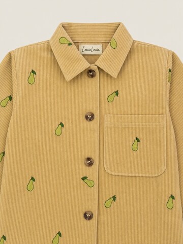 LouieLouie Overgangsjakke 'Elliot ∼ Pear fall embroidery' i beige