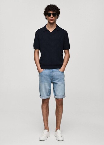 MANGO MAN Regular Jeans 'Rock' in Blauw
