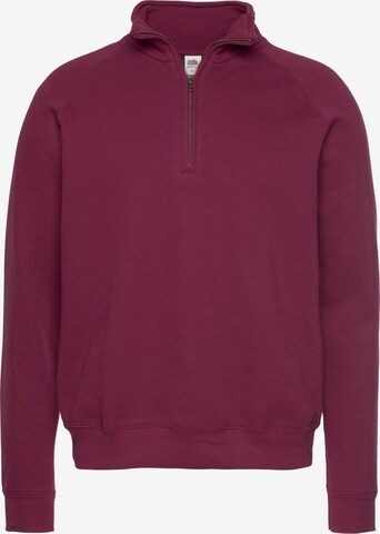 FRUIT OF THE LOOM Sweatshirt in Purple: front