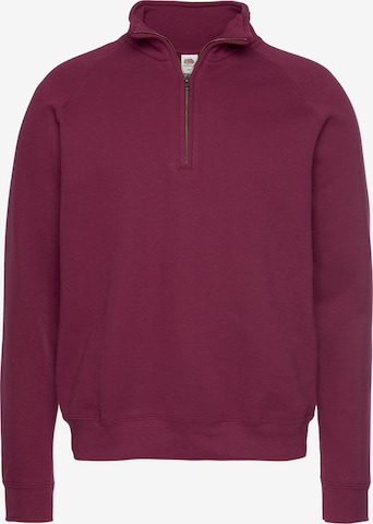 FRUIT OF THE LOOM Sweatshirt in Purple: front