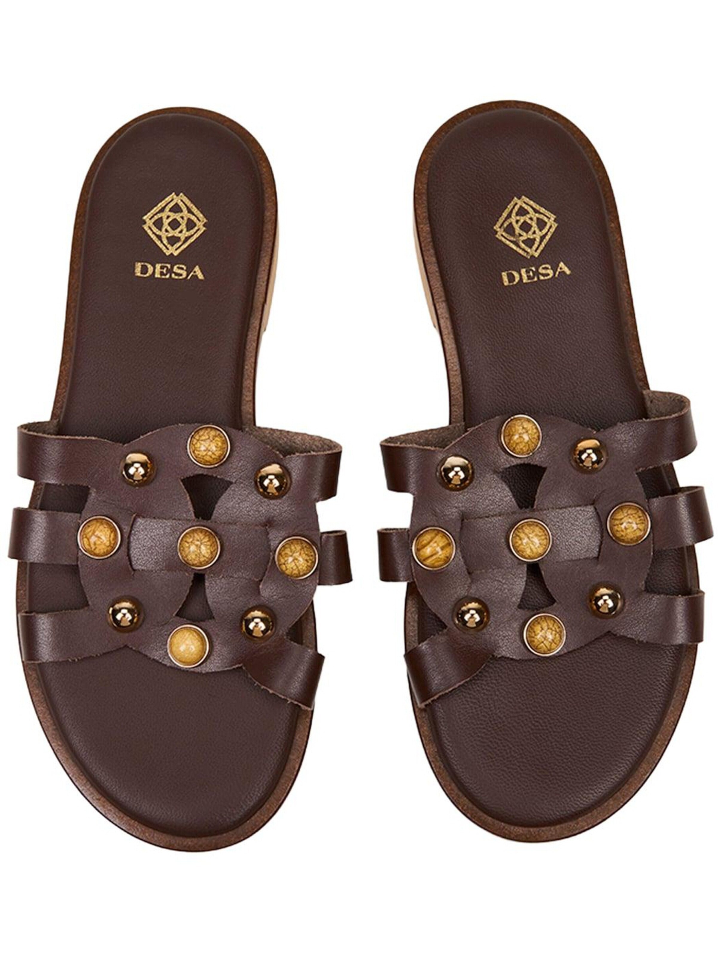 Mule 'Pantoletten' Desa en marron