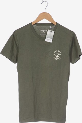 Cleptomanicx Shirt in S in Green: front