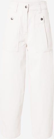 Wide leg Pantaloni di TOPSHOP in beige: frontale