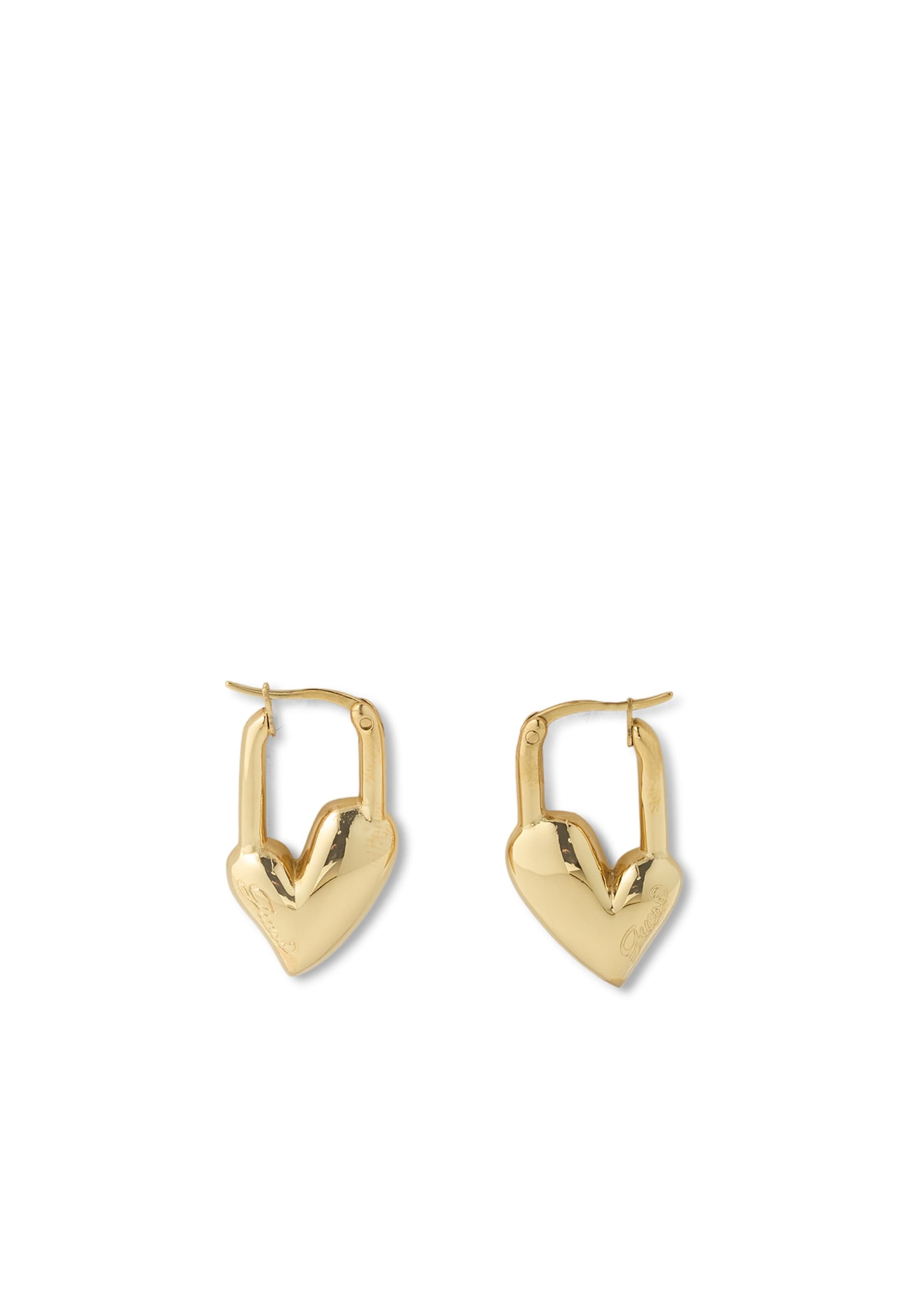 GUESS Ohrringe 'GOLDEN LOVE' in Gold: Vorderseite