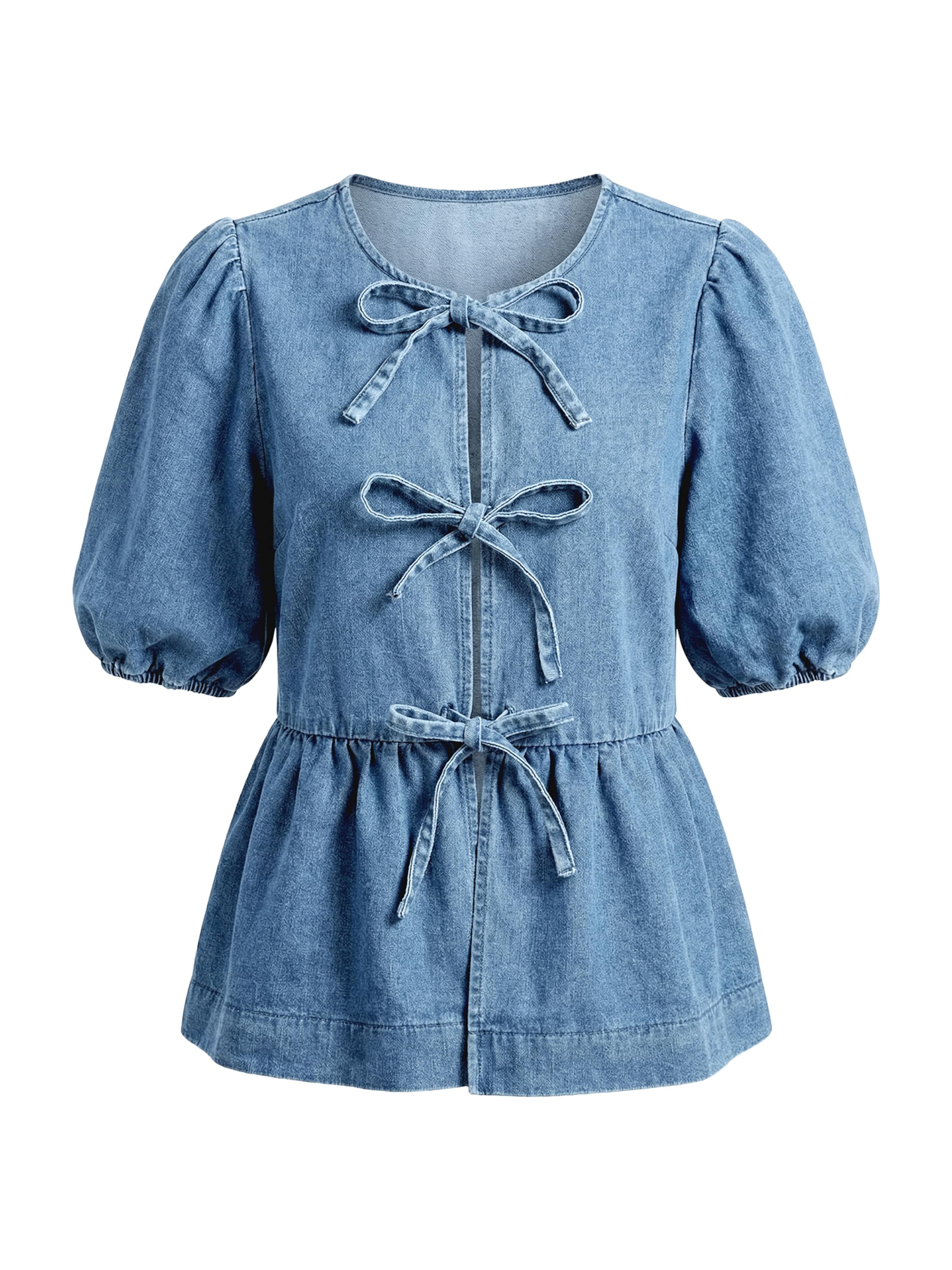 Imily Bela Blúz - kék: elől